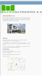 Mobile Screenshot of macronutrientes.com